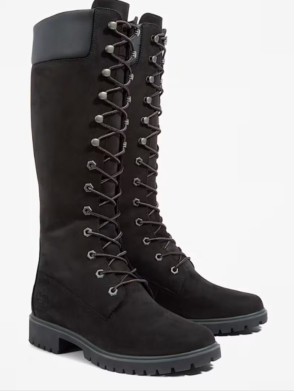 Women's US Sizes 6-7.5 Timberland Premium 14-Inch Waterproof Lace Up Boots Black